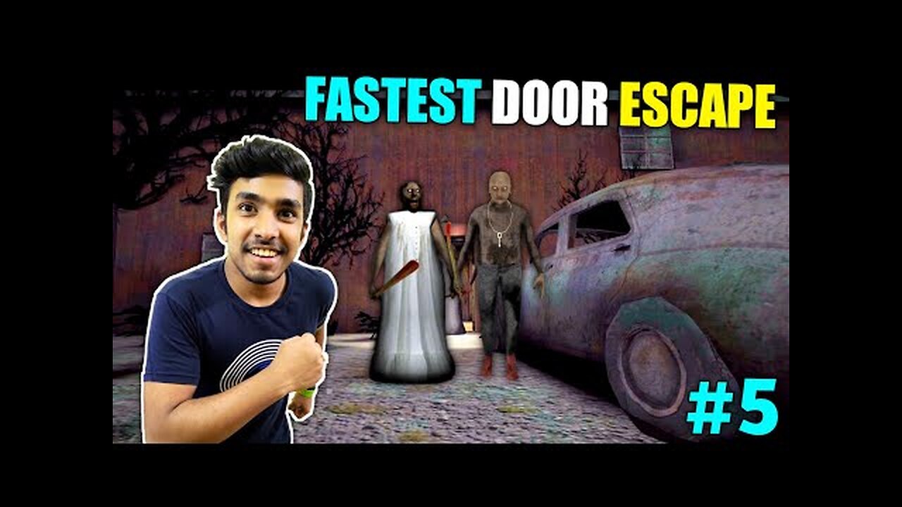 FASTEST DOOR ESCAPE FROM GRANNY'S HOUSE | GRANNY CHAPTER 2 GAMEPLAY #5