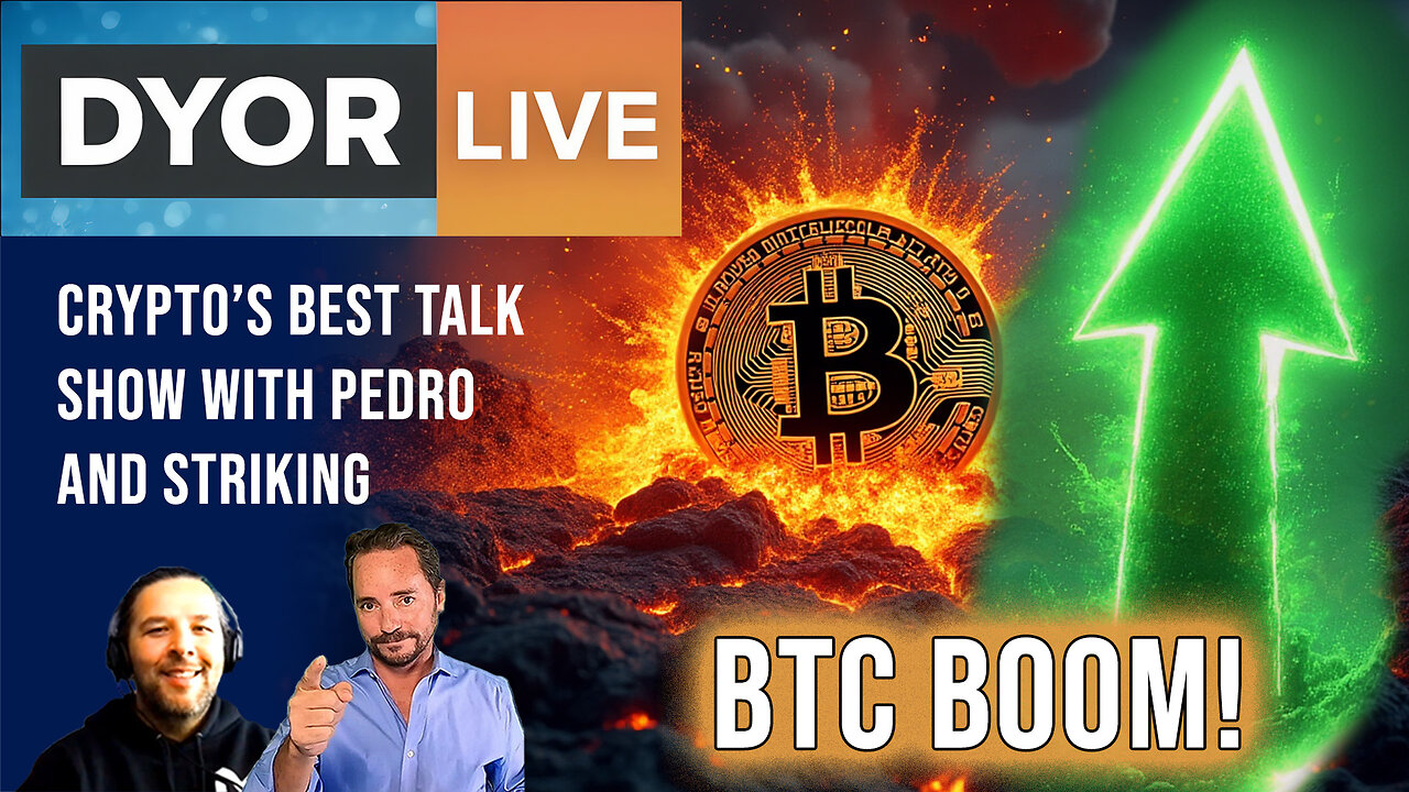 DYOR Live: Bitcoin Goes Boom. AGAIN - Evening Session