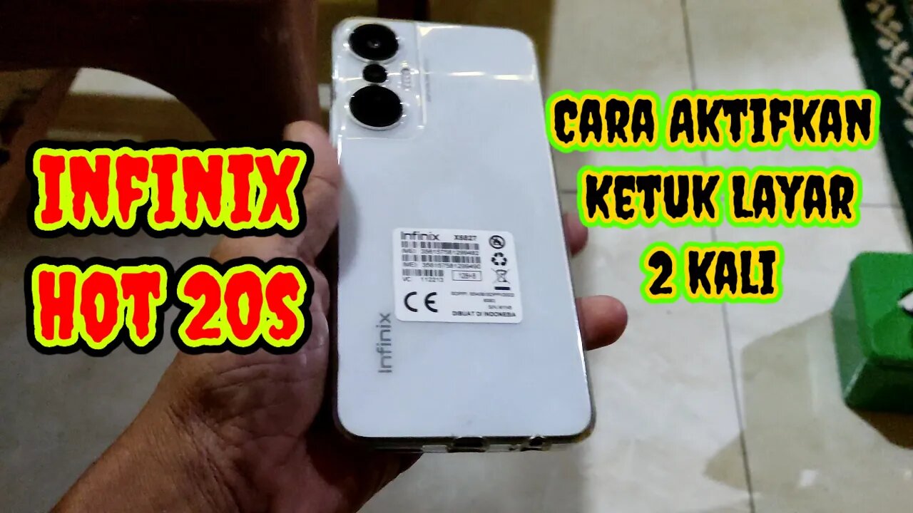 Cara Ketuk Layar 2 Kali INFINIX HOT 20S // Setting Infinix Hot 20s Ketuk Layar 2 Kali @stay0301