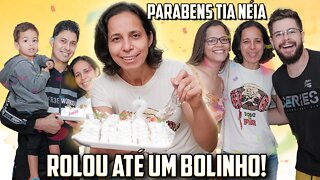 Chegamos em São Paulo e fomos para casa da Tia, fazer uma surpresa de aniversário 😊🎉🎂