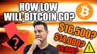 ⚠️WARNING: BITCOIN CRASH COULD CONTINUE TO THIS LEVEL...(BTC BEAR MARKET TARGETS)⚠️