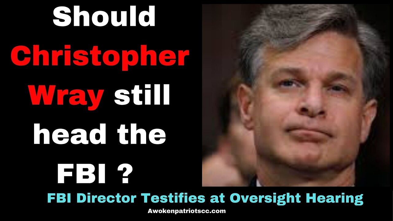 Christopher Wray - FBI Director Testifies at Oversight Hearing - Redacted version 7/12/23