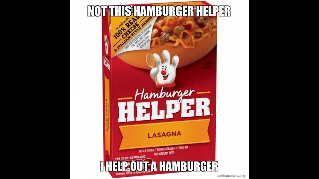 Hamburger Helper featuring McDonald's Hamburger