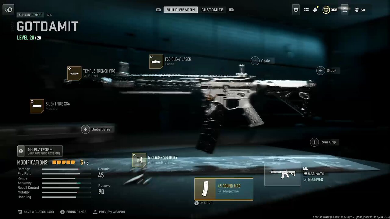 *NEW* M4 class set up After season 3 update MUST HAVE!!