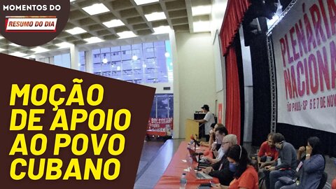 Plenária Nacional do Bloco Vermelho lança moção de apoio ao povo cubano | Momentos Resumo do Dia