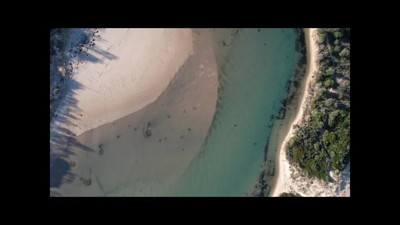 Betka River Mouth 2nd July 2021 6 minute drone fly around