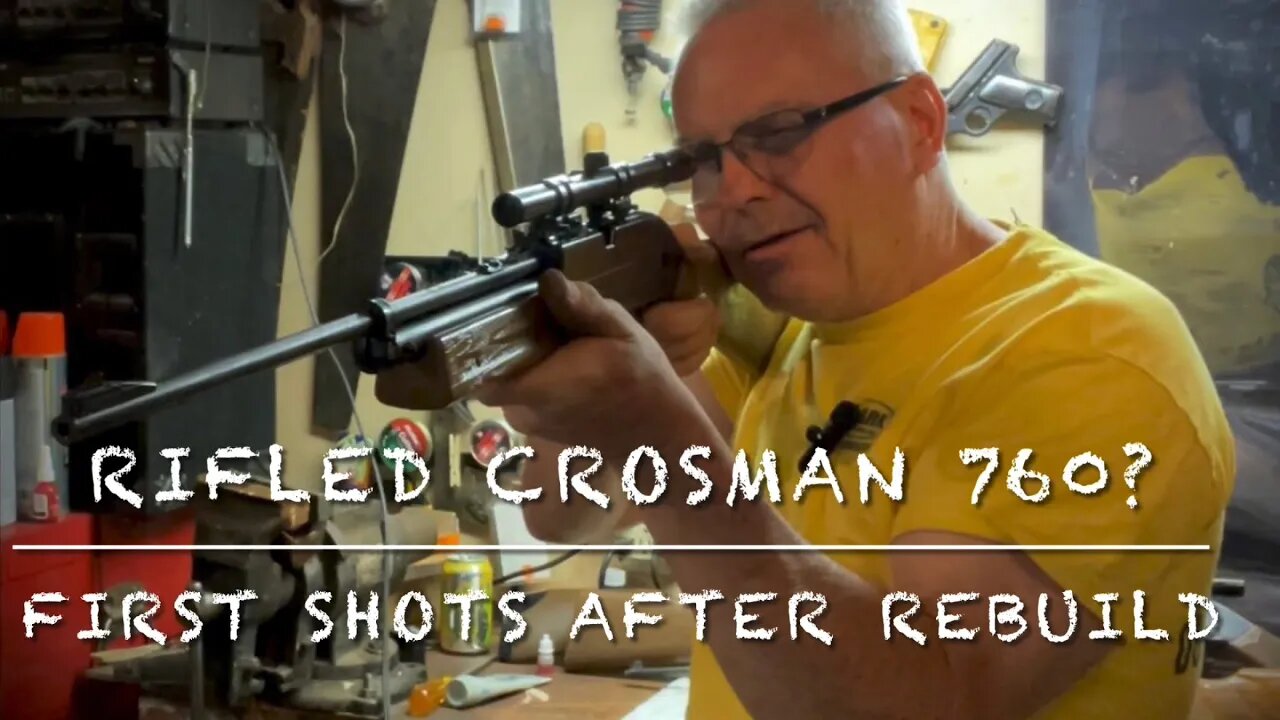 Rifled Crosman 760? 🤷‍♂️ first shots after rebuild. This gun has potential!