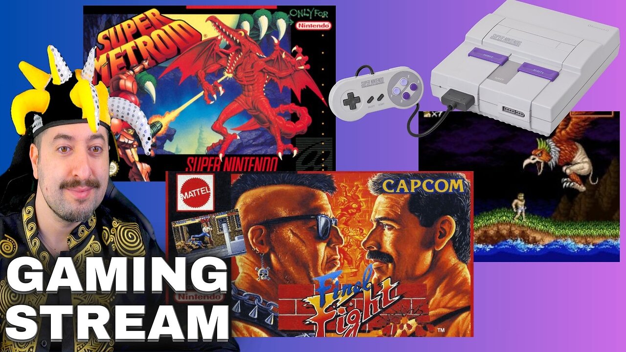 Super Ghouls N Ghosts / Final Fight/ Super Metroid / CHILLOUT GAMING STREAM