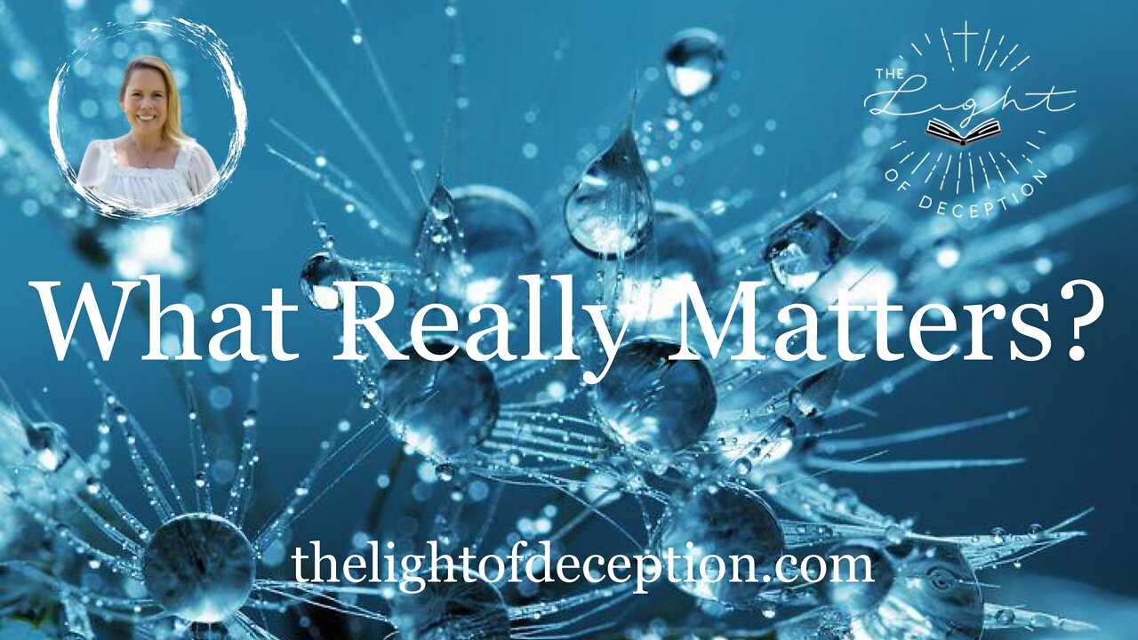 What Really Matters? | Danette Lane