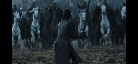 Game Of Thrones : battle of bastards scene (Jon Snow)