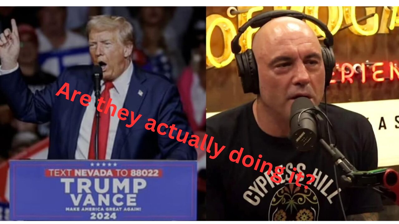 IS Rogan going to Trump on?