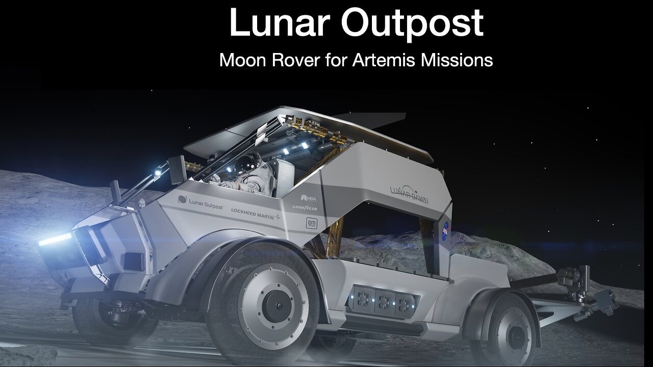 Lunar Outpost Eagle: Artemis' Heavy Lifter Moon Rover to Support Astronauts Exploring the Moon