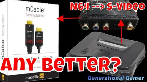 Is Marseille mCable Over-Hyped? Waiting for mClassic? (Nintendo 64 with RetroTink 2x)