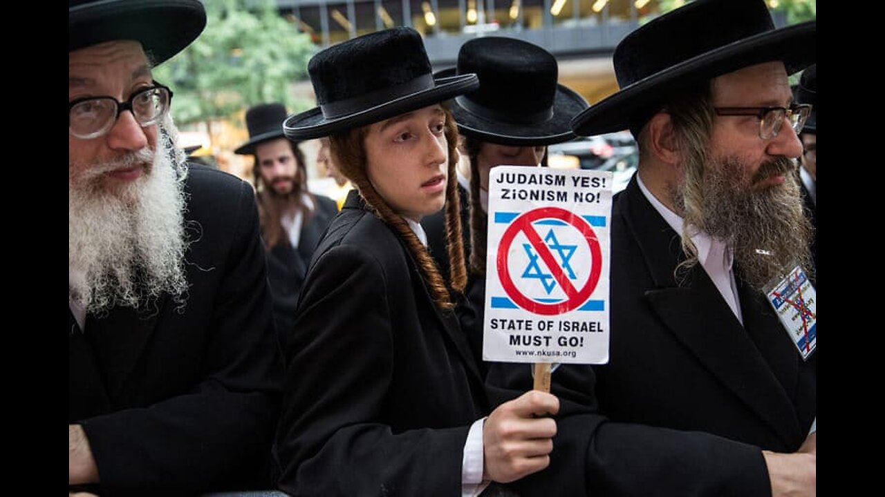 Jewish Rabbis Protest Zionist State of Israel And Hamas "False Flag" To Invade Iran?