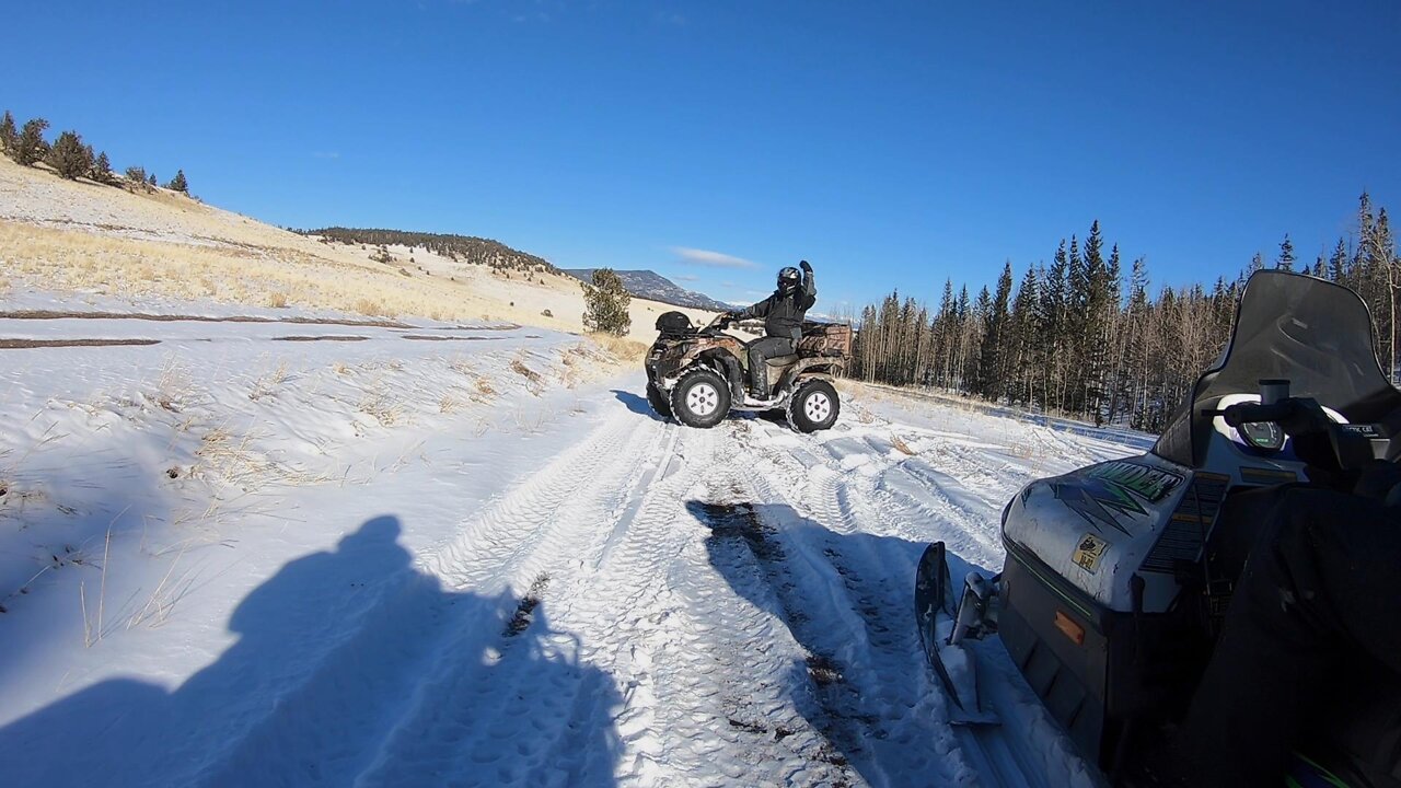 Black Mountain & the Broken Snowmobile