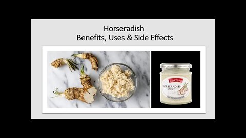 Horseradish - Benefits, Uses & Side Effects