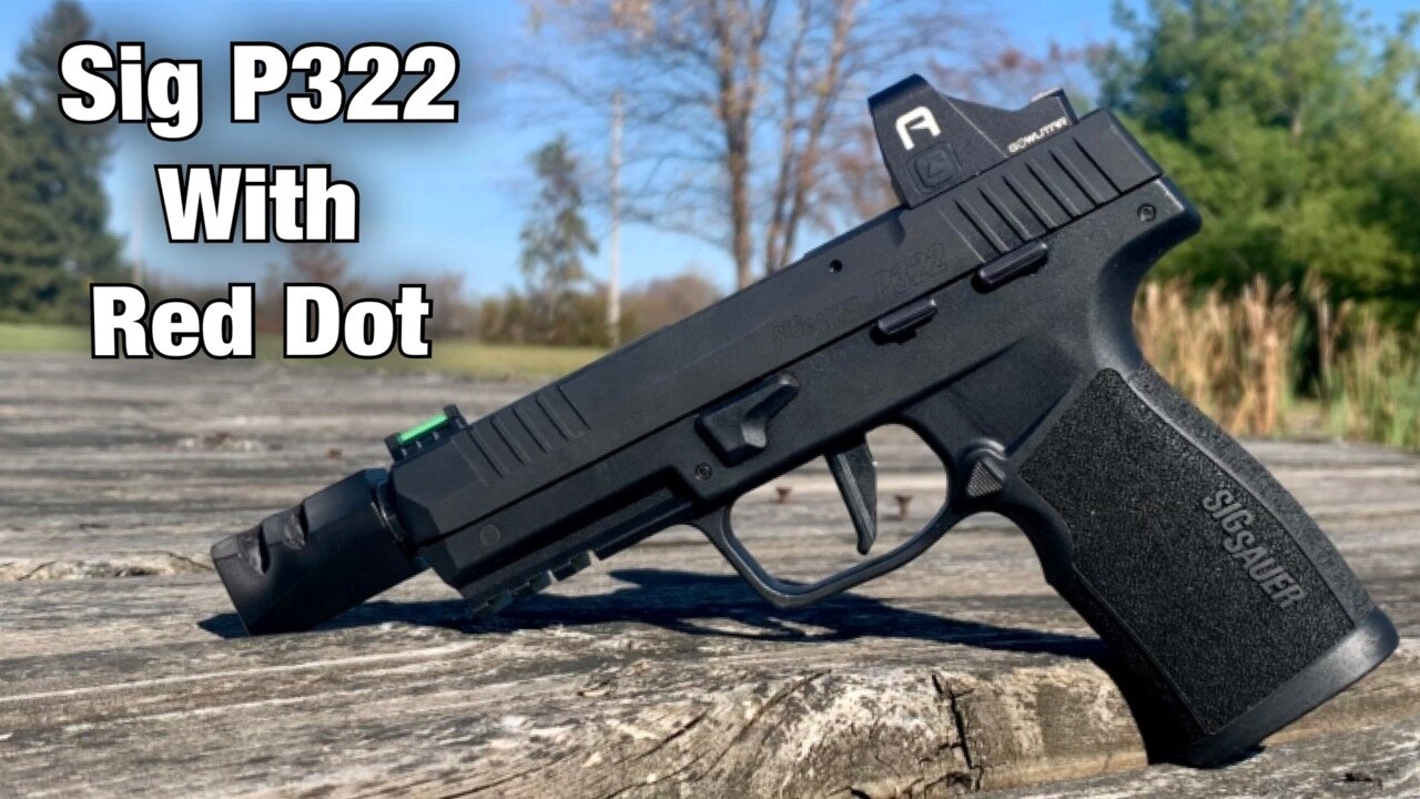 Sig Sauer P322 with a Gowutar A17 Red Dot