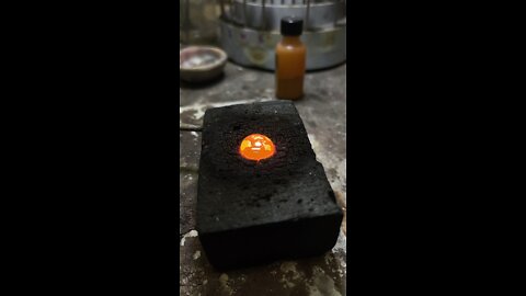 Molten copper crystallization