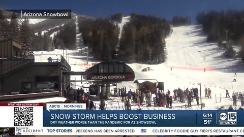 Snow storm boosts season outlook for Arizona Snowbowl