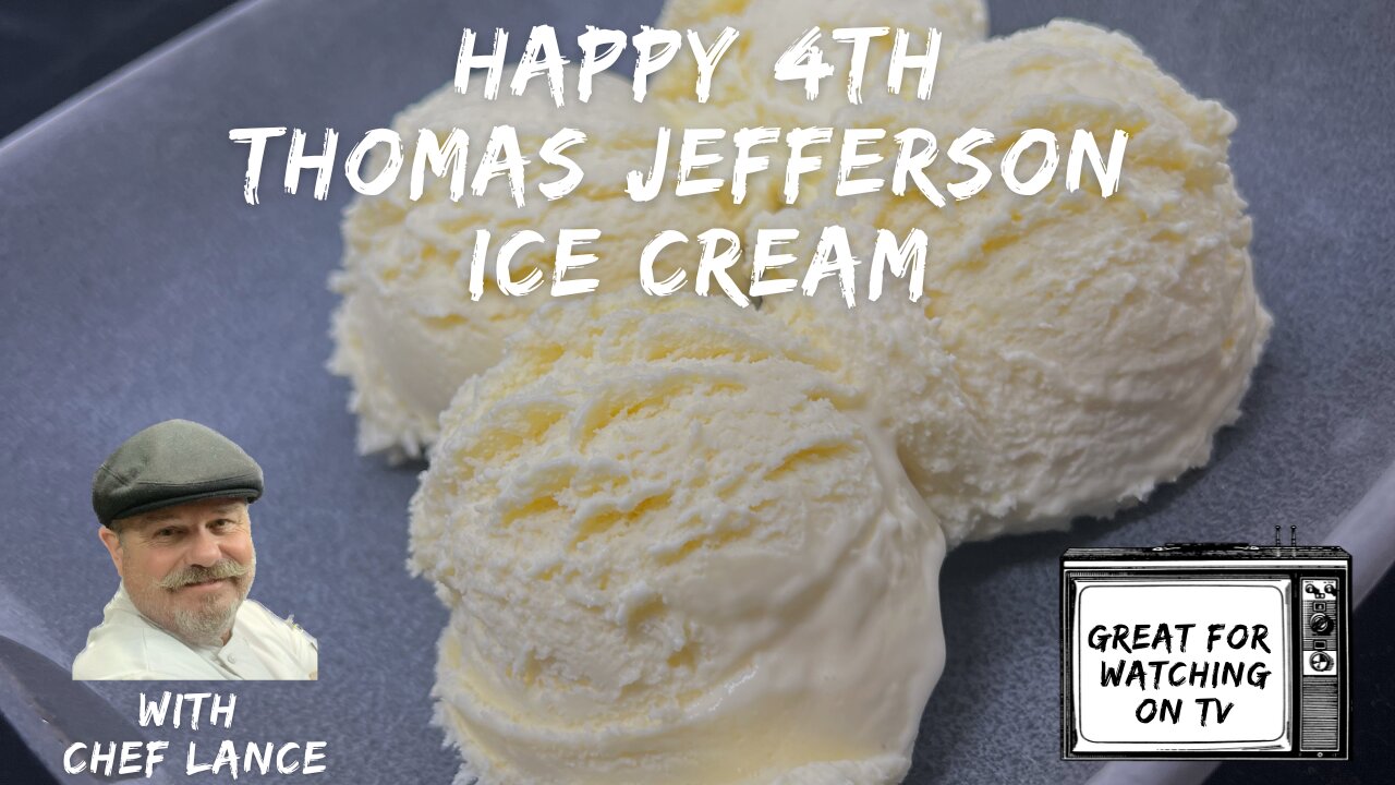 Happy 4th! Thomas Jefferson Ice Cream