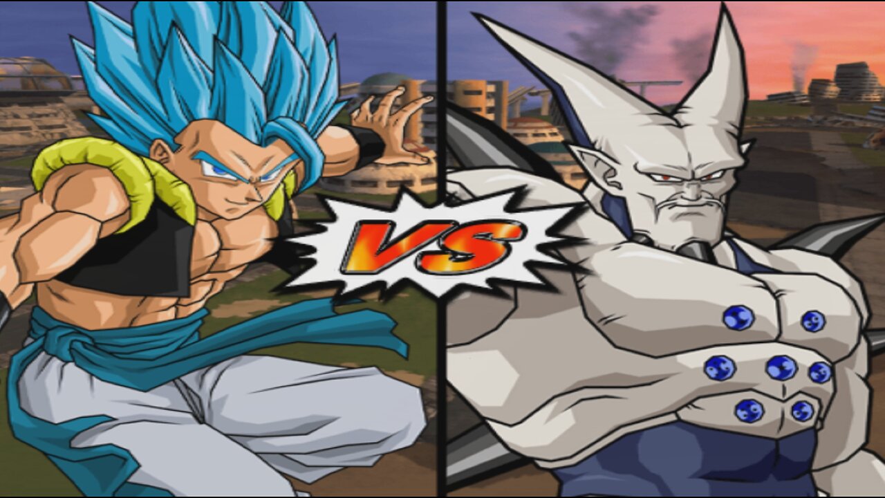 Gogeta Blue VS Omega Shenron - DBZ Budokai Tenkaichi 4