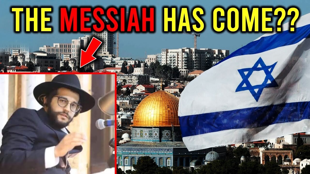 ADESIVI MESSI DA EBREI A NEW YORK NEGLI USA A GIUGNO 2022 SOSTENGONO CHE IL LORO MESSIA EBRAICO È QUI(?????) (IL LORO FALSO MESSIA The Yanuka Rav Shlomo Yehuda Ben David - Jiziahu Ben David)