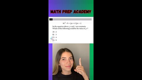 Did you see the DIFFERENCE OF SQUARES?! #sat #satreview #math