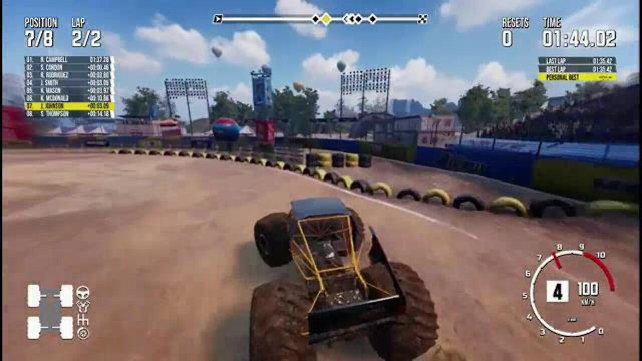 RapperJJJ Am I Driving On Ice? [Monster Truck Racing World Championship](XB1) #1