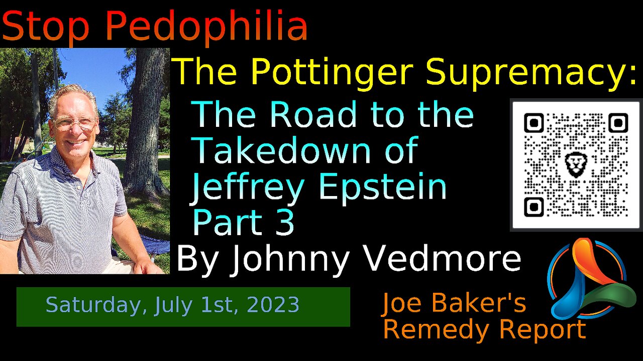 The Pottinger Supremacy: Pt 2 The Road to the Takedown of Jeffrey Epstein