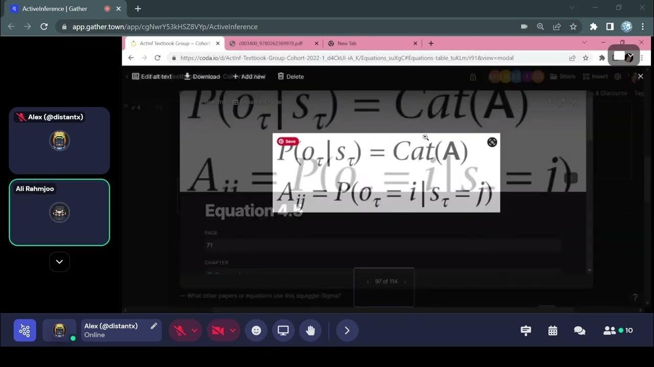 ActInf Textbook Group ~ Cohort 1 ~ Meeting 9 (Chapter 4 pt. 2)