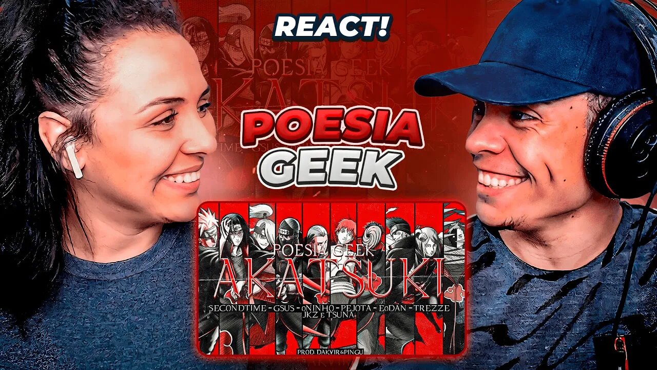 Poesia Geek #1 (Akatsuki) | Especial de 50K | Prod. Dakvir & Pingu | [React Rap Nerd] 🔥