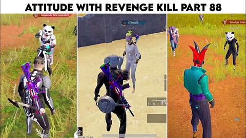 Pubg Mobile Attitude 😈 With Revenge Kill Blood Raven X-Suit 😮 | Season 19 | Part 88| Xbot 2.0