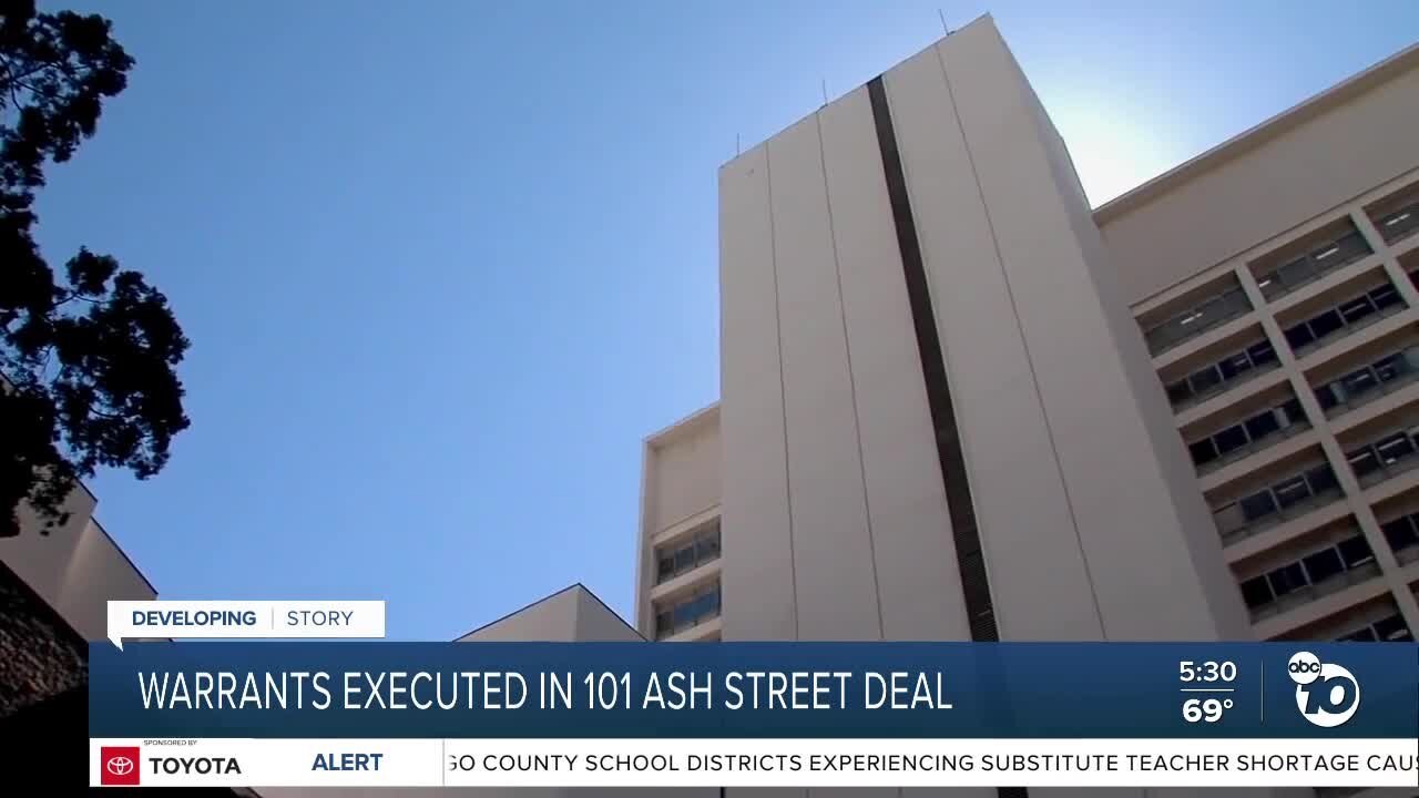 Warrants executed in 101 Ash Street deal