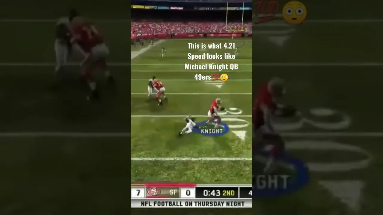 49ers New QB Madden 10 New Series 4.21 Speed Michael Knight has😳💯