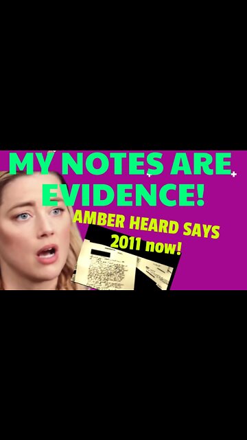 “I have YEARS of NOTES!” OMG! #amberheard #shorts