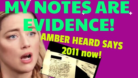 “I have YEARS of NOTES!” OMG! #amberheard #shorts