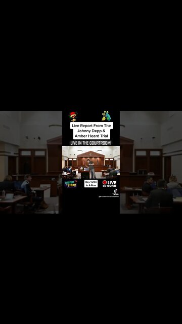 Live Courtroom Report: Johnny Depp vs Amber Heard! #comedyshorts #lol