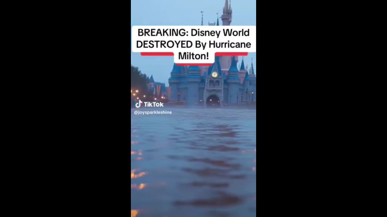 DISNEY WORLD Destroyed by Hurricane Milton