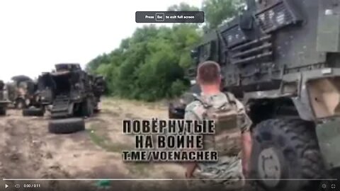 Damaged AFU MaxxPro Armored Vehicles, Zaporozhye Front - Ukraine War Combat Footage 2023 Today