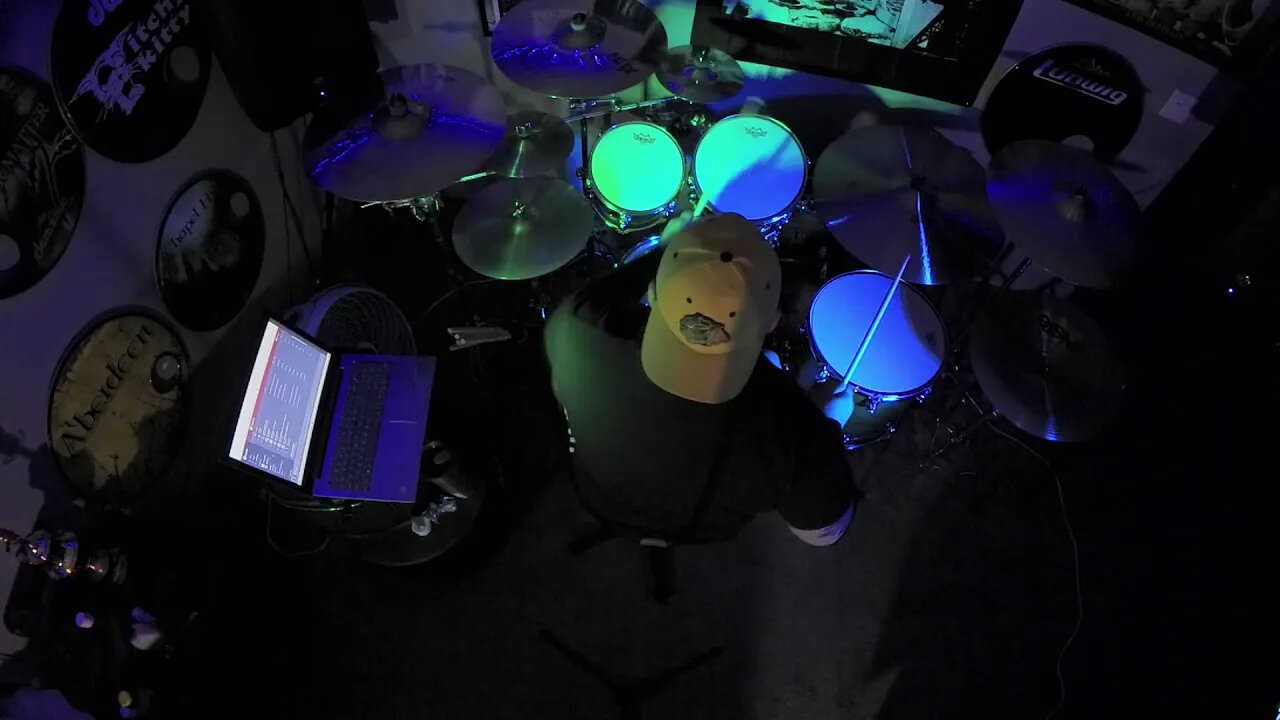 Rocket Queen Guns N Roses Drum Cover ( SORTA) Improv....