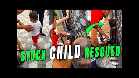 Stuck Child Rescued