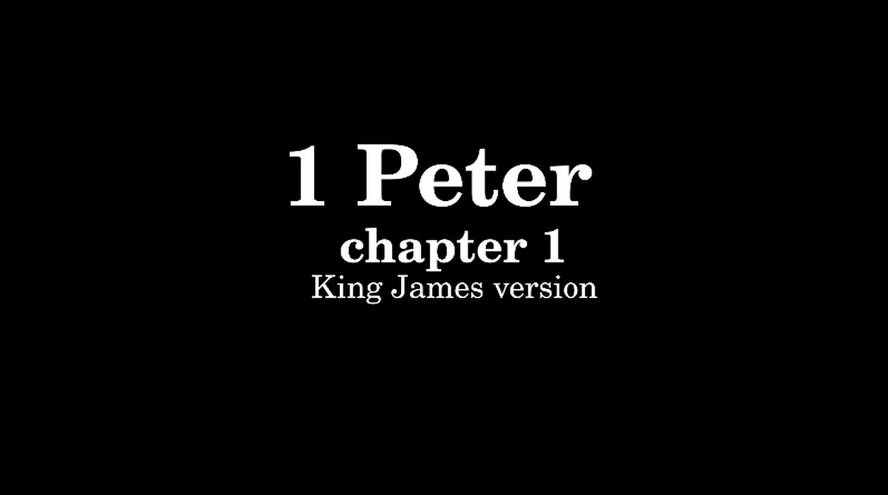 1 Peter 1 King James version