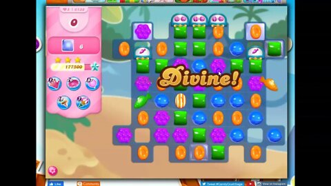 Candy Crush Level 6133 Talkthrough, 21 Moves 0 Boosters