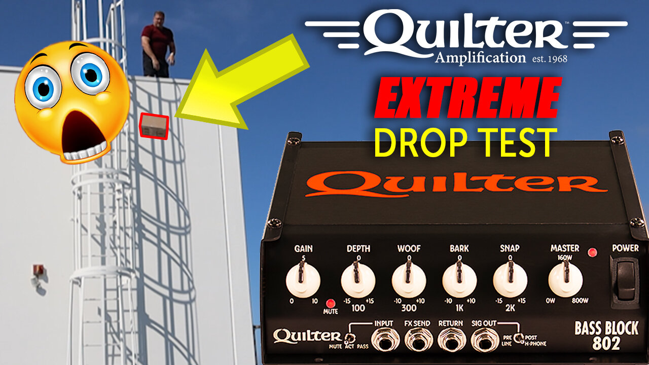 Quilter Labs | Bass Block 802 EXTREME Drop Packaging Test