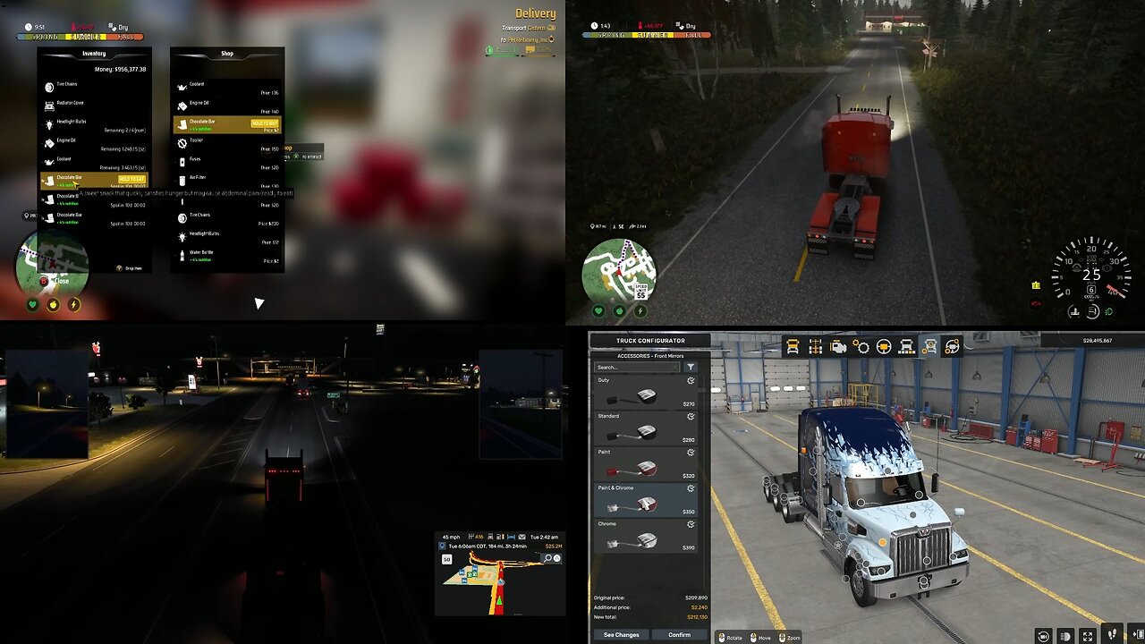 American Truck Sim or Alaska Trcuker Road