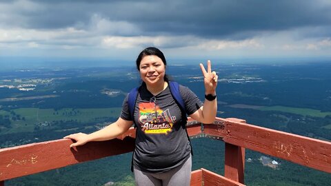 THE RAIN CAME IN AND THE VIEW WAS AMAZING PART 2 OF THE HIKE!