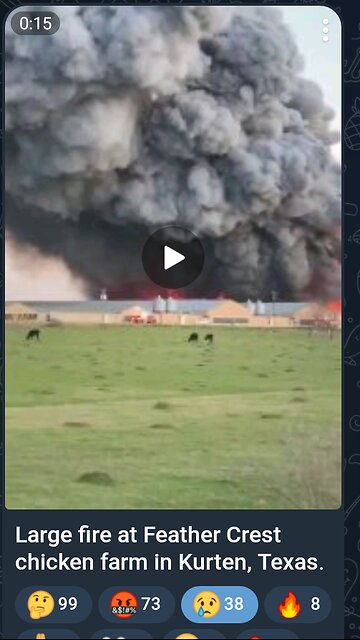 News Shorts: Fiery Destruction of Chicken Farm