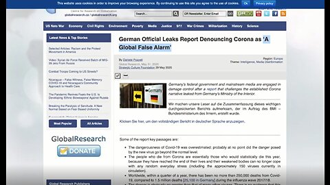Germany Calls COVID-19 Global False Alarm As Americans Told To Expect More Lockdowns - 6-10-20