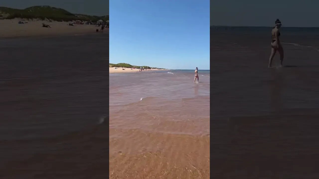 Walking on a Sandbar with my girlfriend