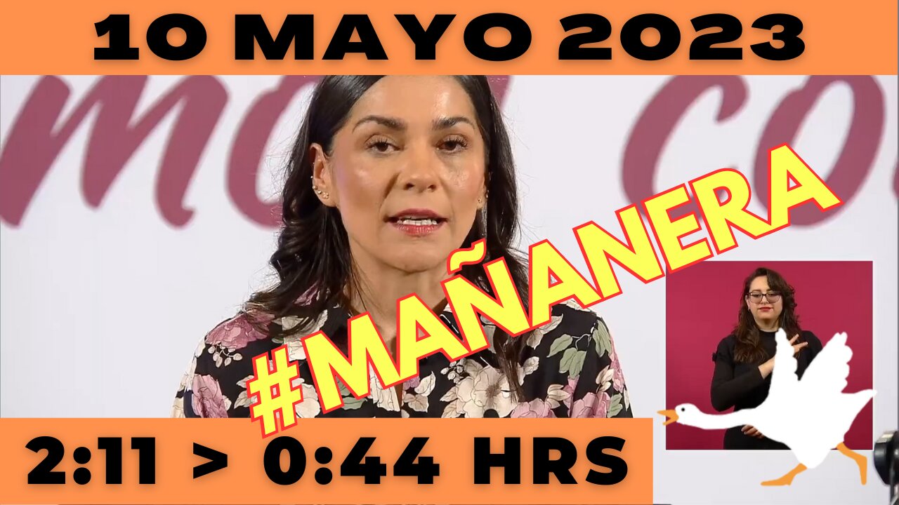 💩🐣👶 #AMLITO | Mañanera Miércoles 10 de Mayo 2023 | El gansito veloz de 2:11 a 0:44.